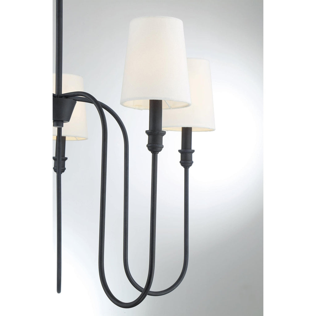 Evraeel Lustre en Métal et Tissu Moderne Minimaliste - Neutralighting