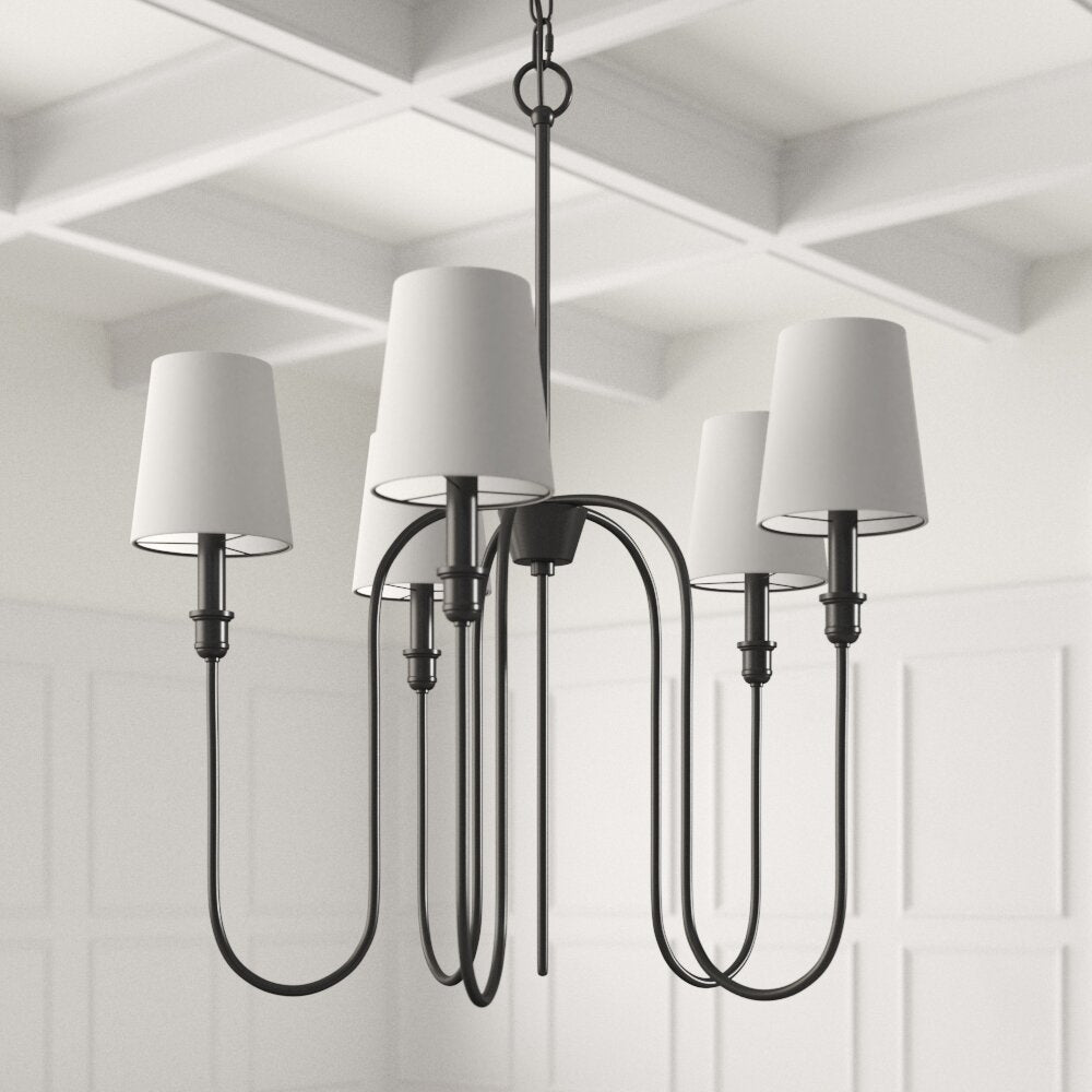 Evraeel Lustre en Métal et Tissu Moderne Minimaliste - Neutralighting