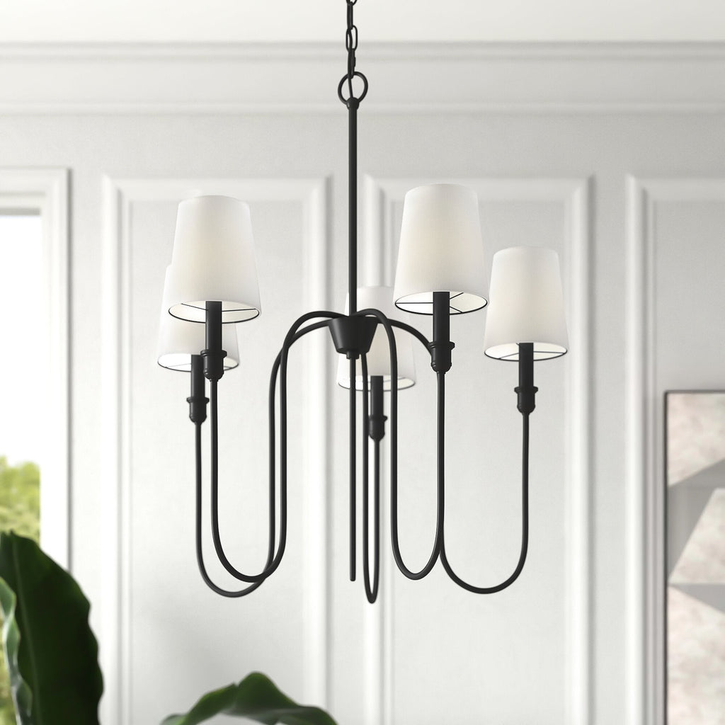 Evraeel Lustre en Métal et Tissu Moderne Minimaliste - Neutralighting