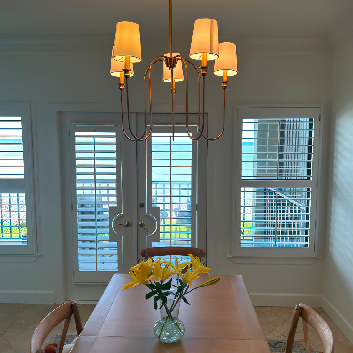 Evraeel Lustre en Métal et Tissu Moderne Minimaliste - Neutralighting