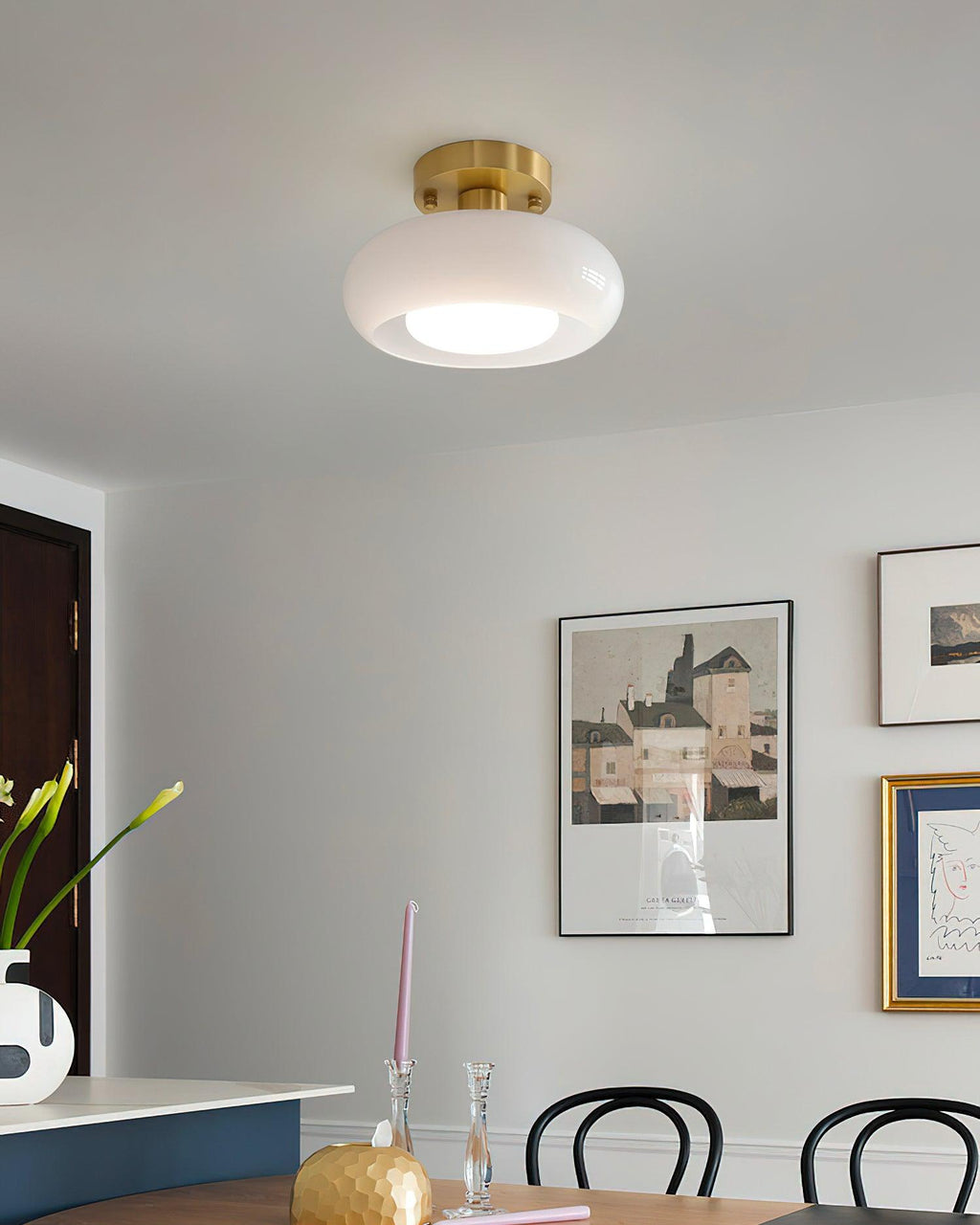 Aveline Plafonnier en Verre Moderne - Neutralighting