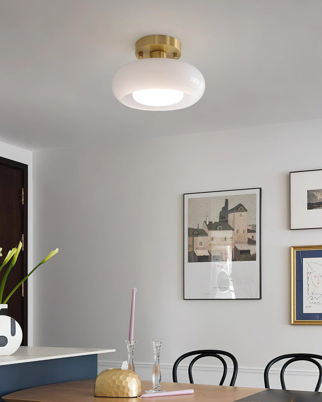 Aveline Plafonnier en Verre Moderne - Neutralighting