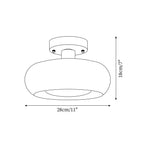 Aveline Plafonnier en Verre Moderne - Neutralighting