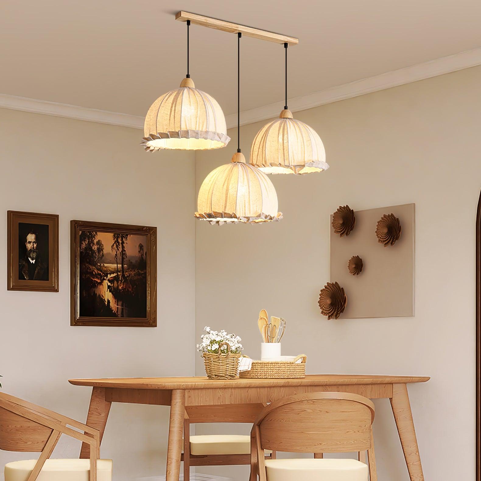 Shell Lampe Pendante Minimaliste en Bois - Neutralighting