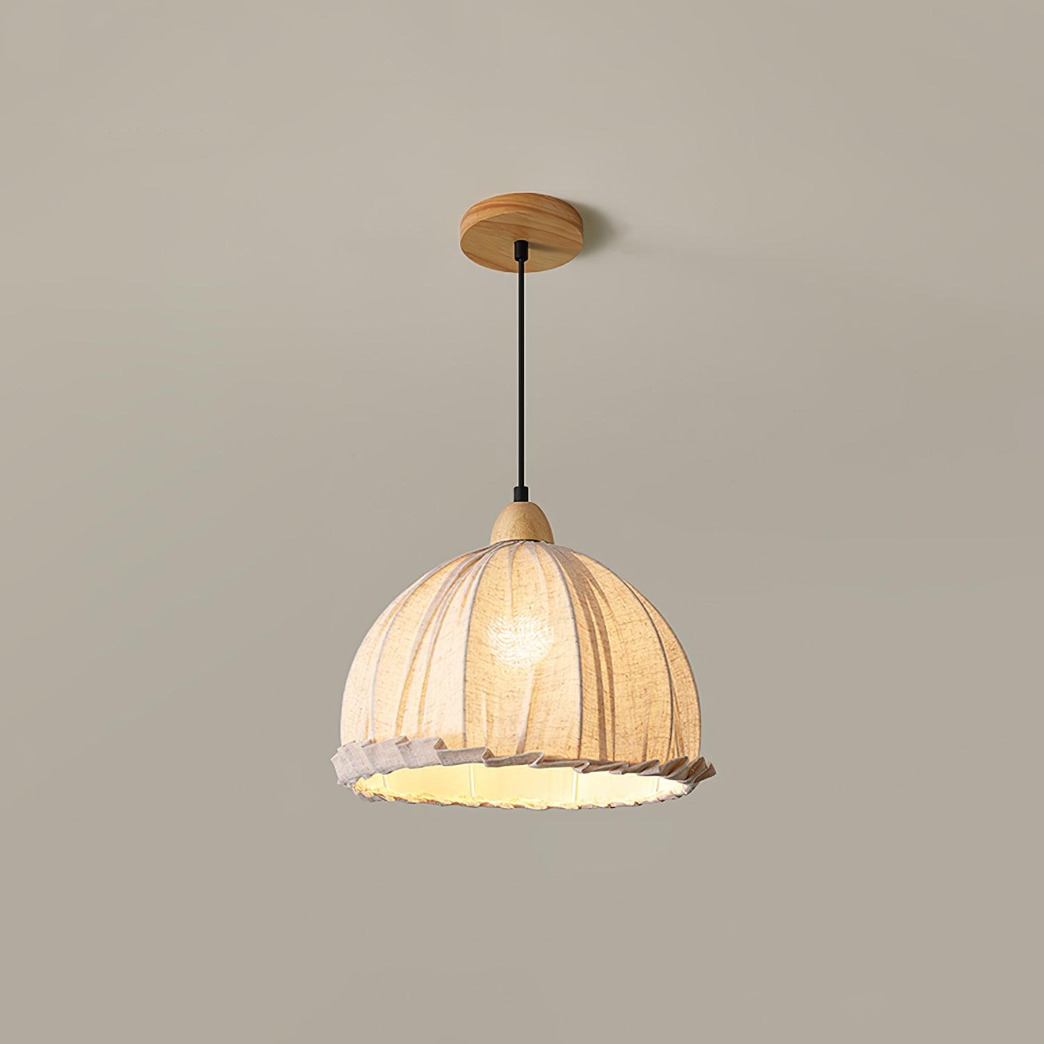 Shell Lampe Pendante Minimaliste en Bois - Neutralighting