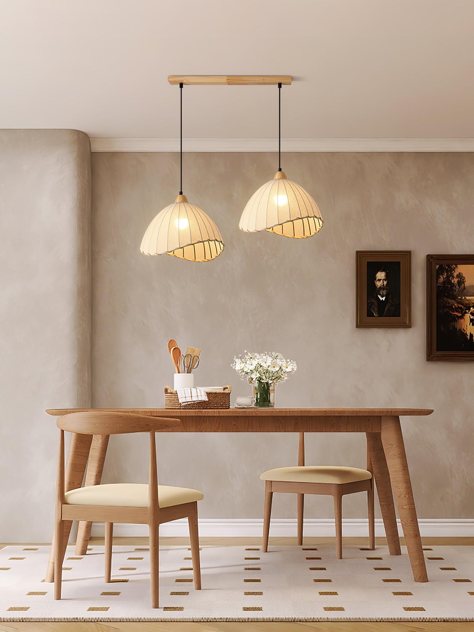 Shell Lampe Pendante Minimaliste en Bois - Neutralighting
