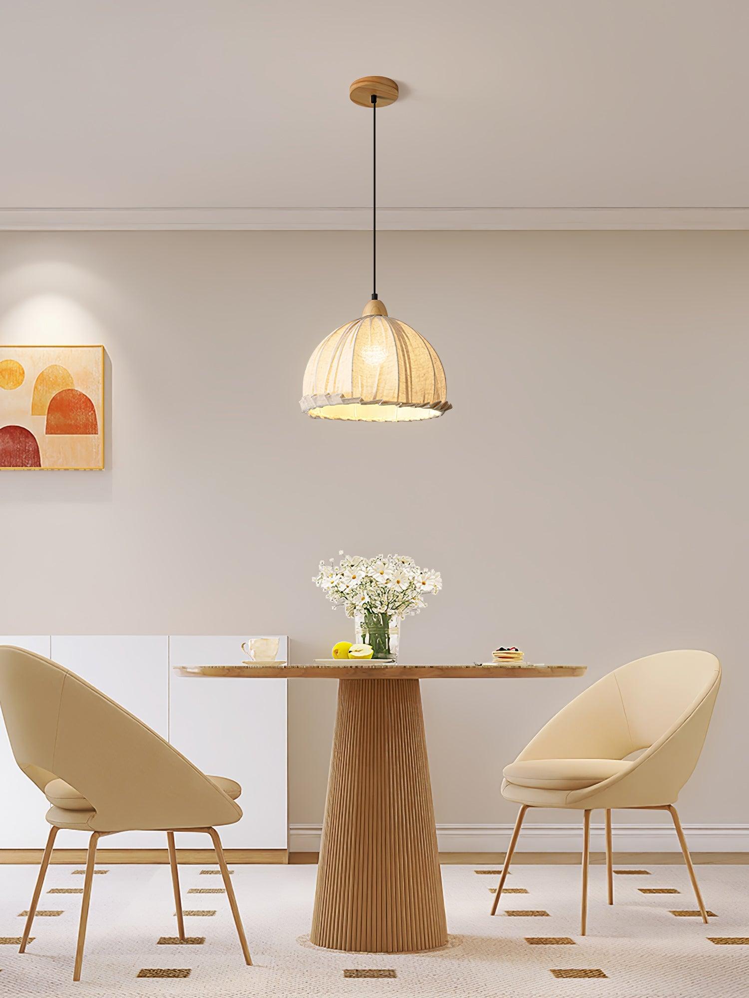 Shell Lampe Pendante Minimaliste en Bois - Neutralighting