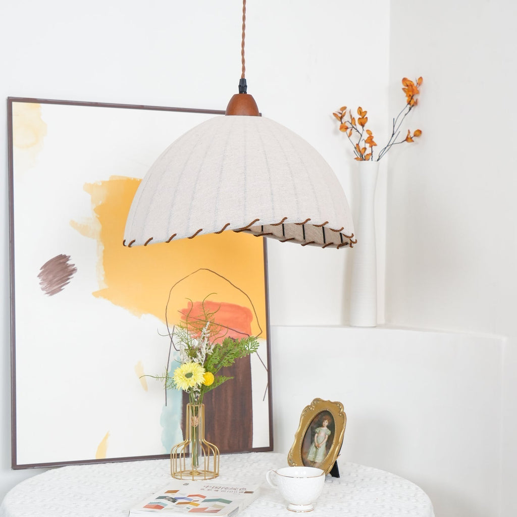 Shell Lampe Pendante Minimaliste en Bois - Neutralighting
