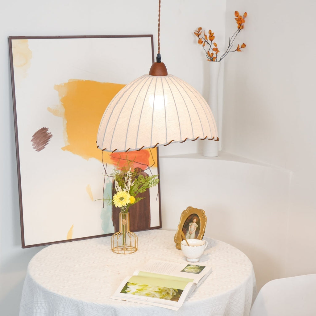 Shell Lampe Pendante Minimaliste en Bois - Neutralighting
