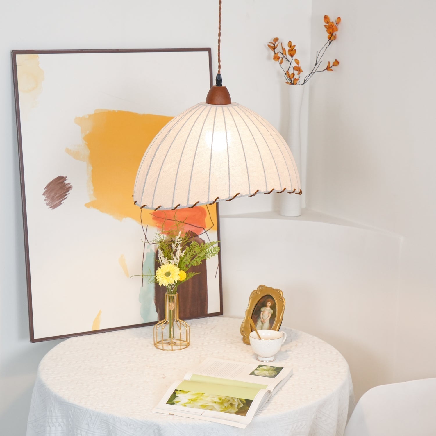 Shell Lampe Pendante Minimaliste en Bois - Neutralighting