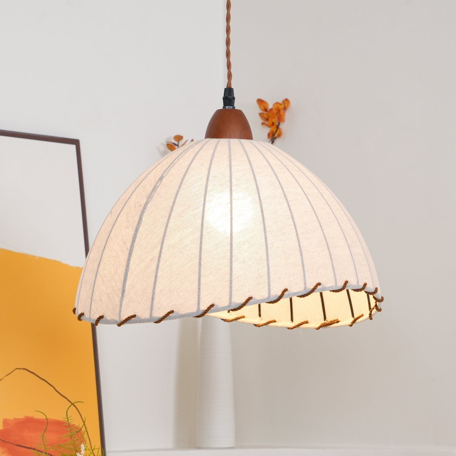Shell Lampe Pendante Minimaliste en Bois - Neutralighting