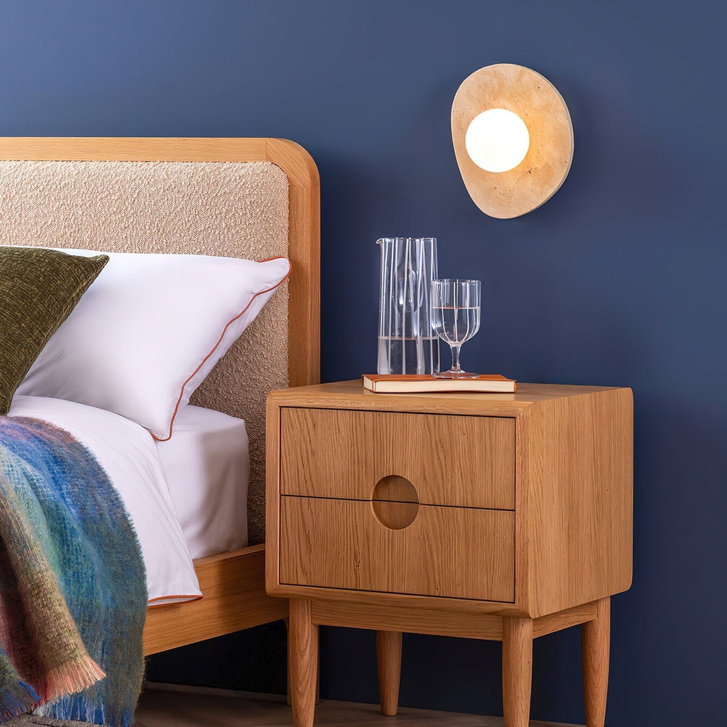 Uphae Applique Murale Moderne Minimaliste en Travertin - Neutralighting