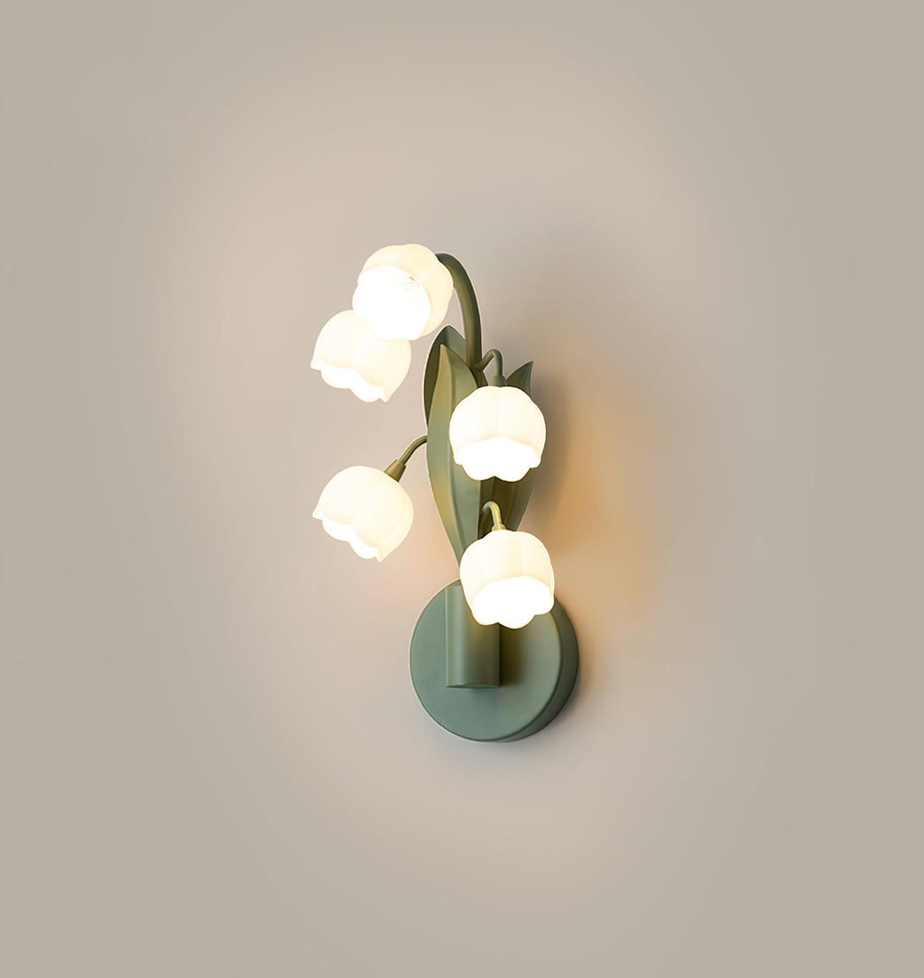 Vivid Applique Murale Élégante Fleur de Lys Blanche - Neutralighting