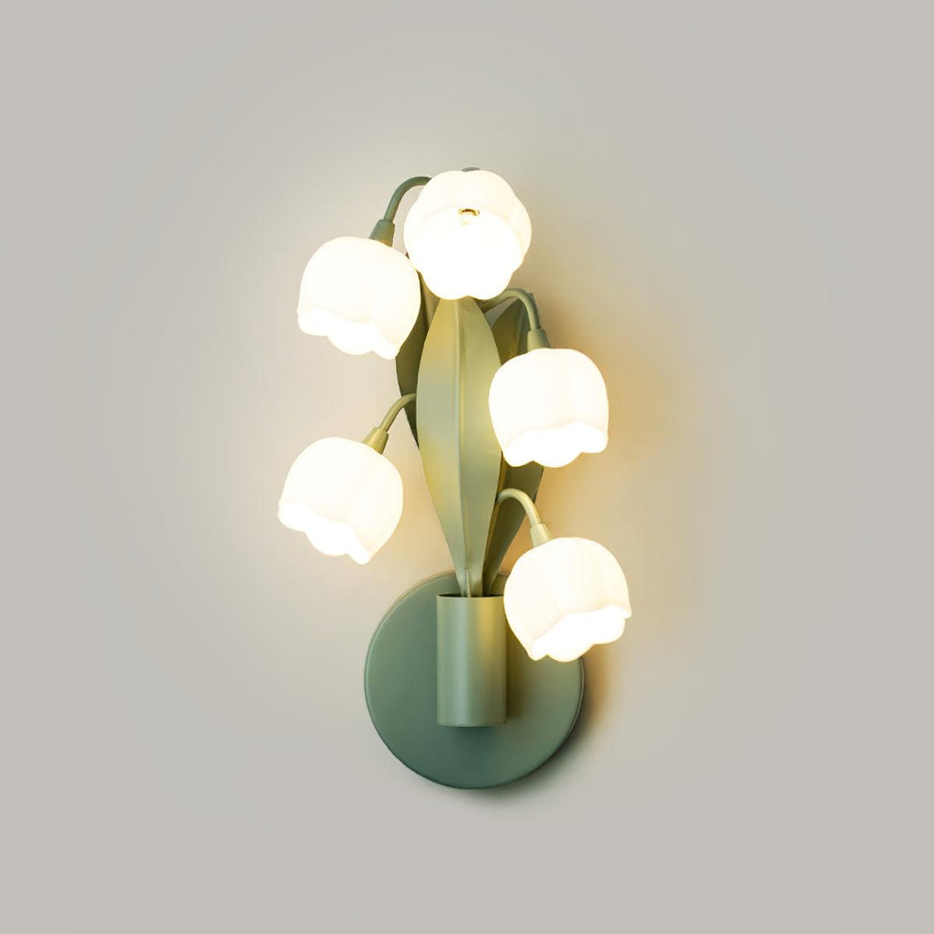 Vivid Applique Murale Élégante Fleur de Lys Blanche - Neutralighting