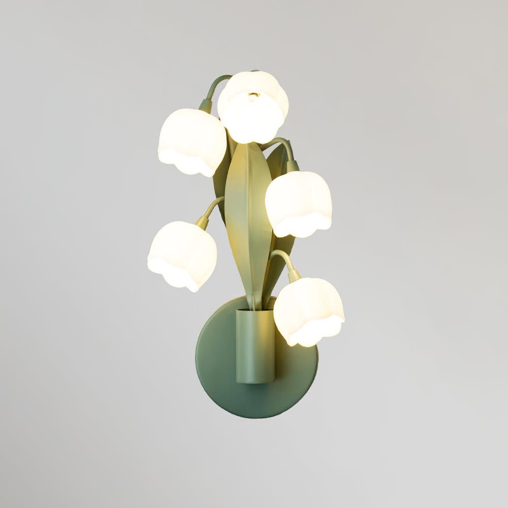 Vivid Applique Murale Élégante Fleur de Lys Blanche - Neutralighting