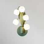 Vivid Applique Murale Élégante Fleur de Lys Blanche - Neutralighting