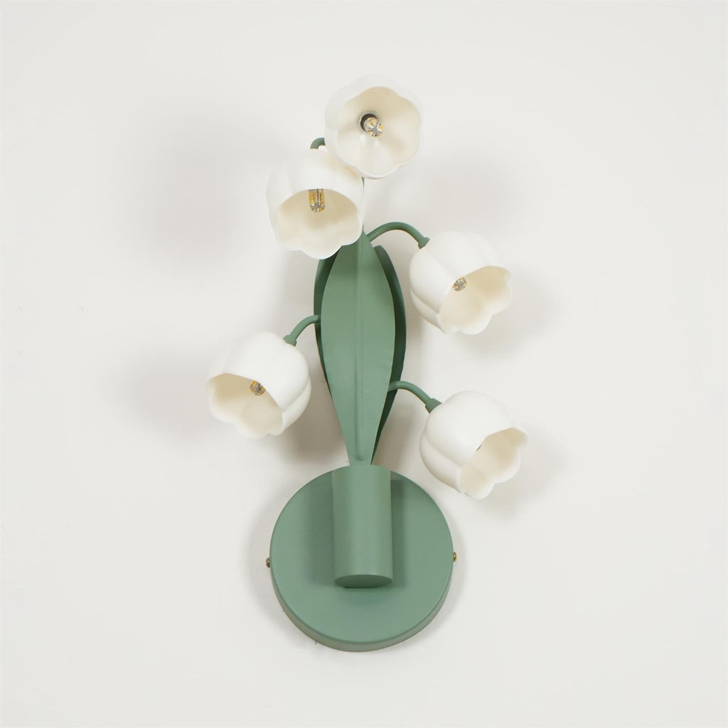 Vivid Applique Murale Élégante Fleur de Lys Blanche - Neutralighting