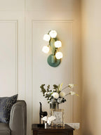 Vivid Applique Murale Élégante Fleur de Lys Blanche - Neutralighting