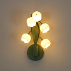 Vivid Applique Murale Élégante Fleur de Lys Blanche - Neutralighting