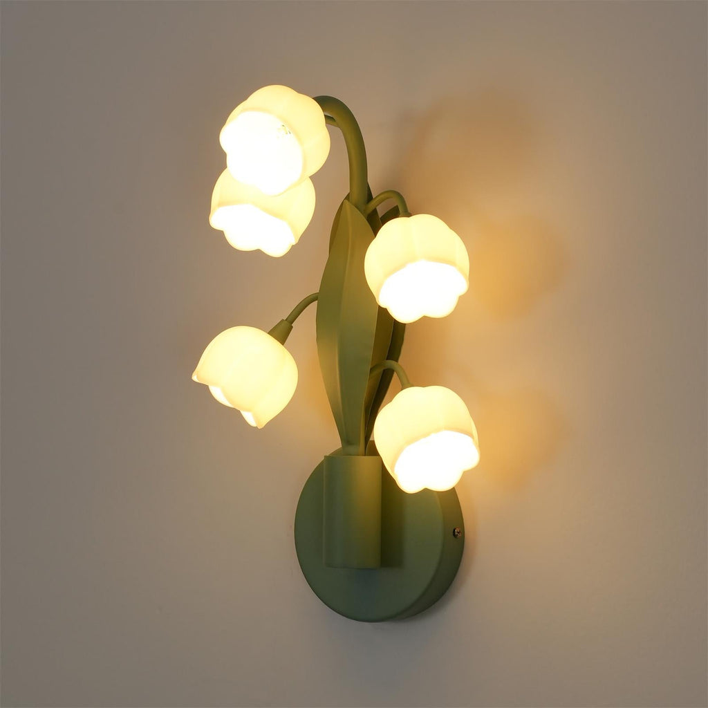 Vivid Applique Murale Élégante Fleur de Lys Blanche - Neutralighting