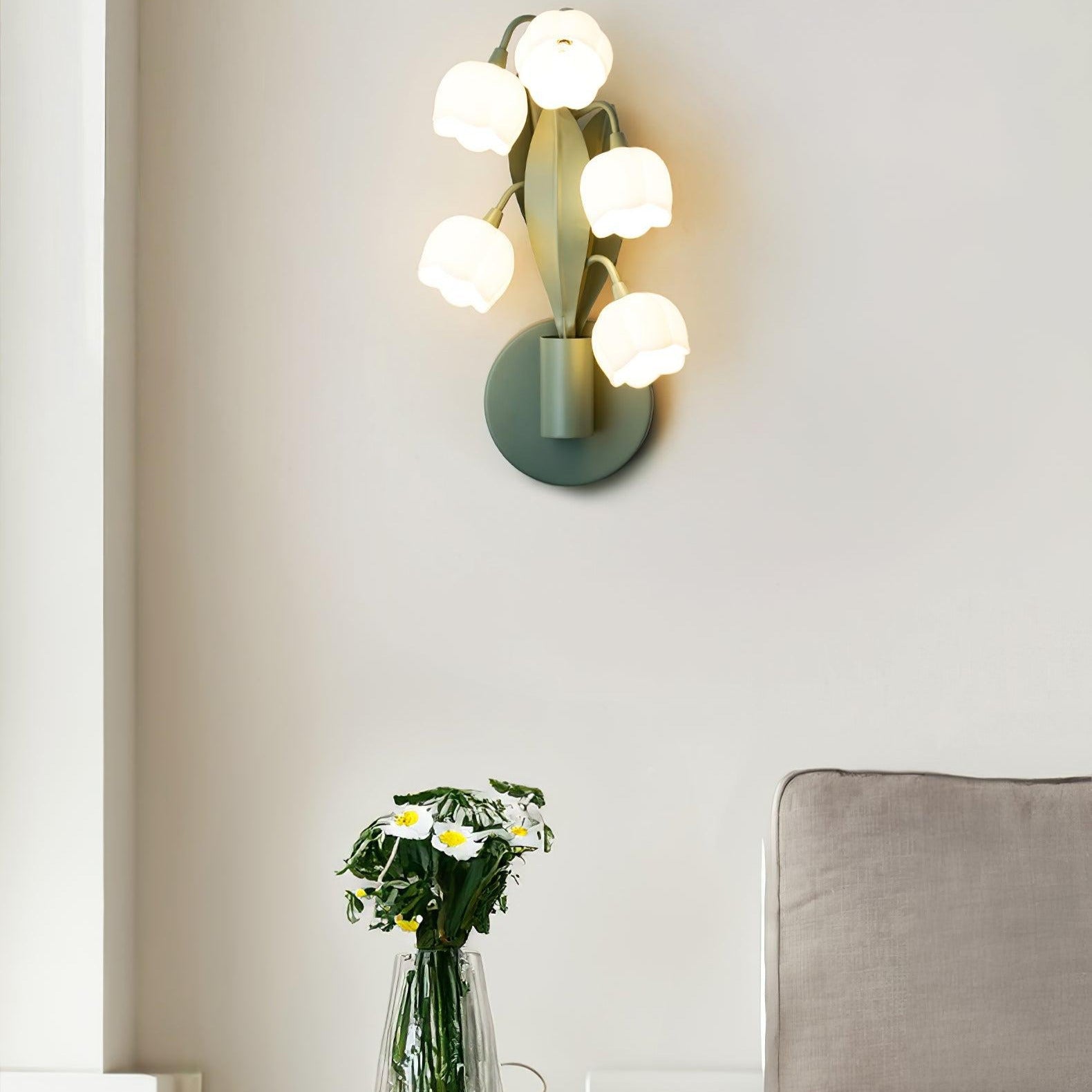 Aelis Applique Murale Intérieure Orchidée Naturelle - Neutralighting