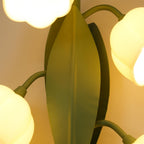 Vivid Applique Murale Élégante Fleur de Lys Blanche - Neutralighting