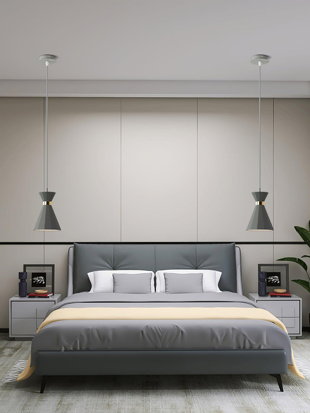 Nerissa Suspension Contemporaine en Ciment - Neutralighting
