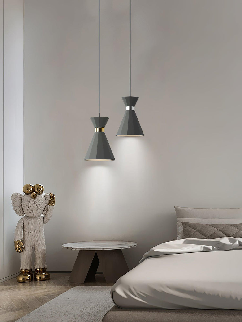 Nerissa Suspension Contemporaine en Ciment - Neutralighting