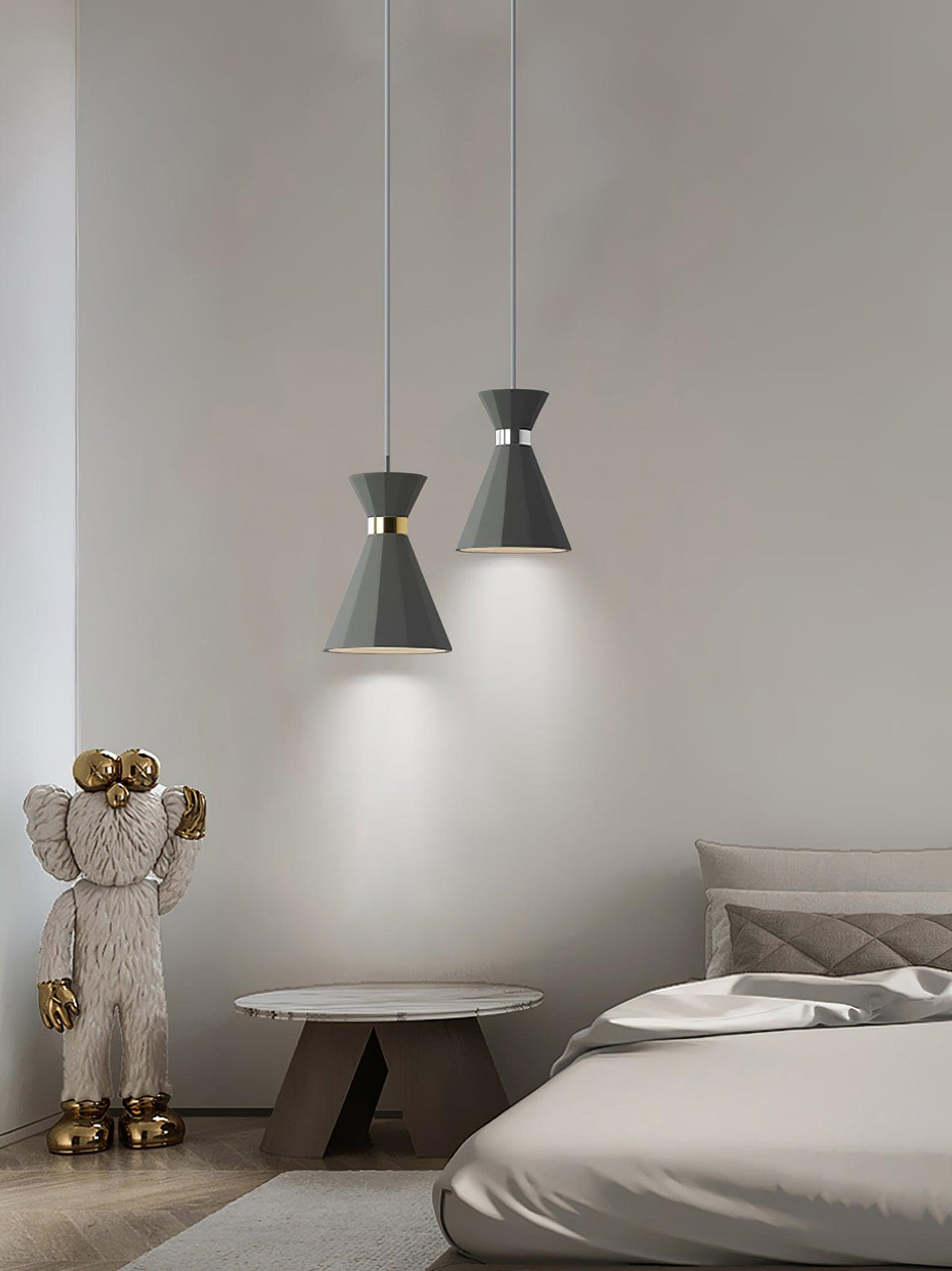 Nerissa Suspension Contemporaine en Ciment - Neutralighting