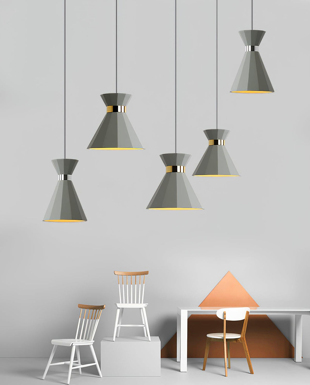 Nerissa Suspension Contemporaine en Ciment - Neutralighting