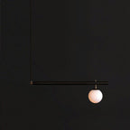 Solara Suspension en laiton linéaire satellite minimaliste - Neutralighting
