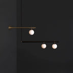 Solara Suspension en laiton linéaire satellite minimaliste - Neutralighting