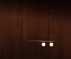 Solara Suspension en laiton linéaire satellite minimaliste - Neutralighting