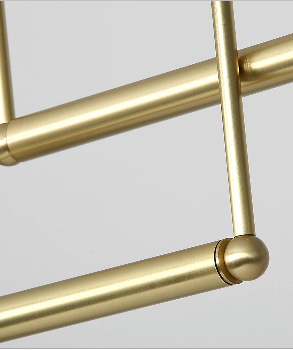 Solara Suspension en laiton linéaire satellite minimaliste - Neutralighting