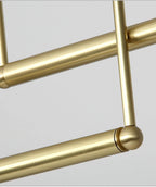 Solara Suspension en laiton linéaire satellite minimaliste - Neutralighting