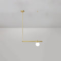Solara Suspension en laiton linéaire satellite minimaliste - Neutralighting