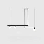 Solara Suspension en laiton linéaire satellite minimaliste - Neutralighting
