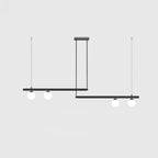 Solara Suspension en laiton linéaire satellite minimaliste - Neutralighting