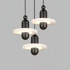 Orion Suspension Laiton Brossé Alabastre - Neutralighting