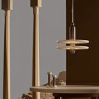 Orion Suspension Laiton Brossé Alabastre - Neutralighting
