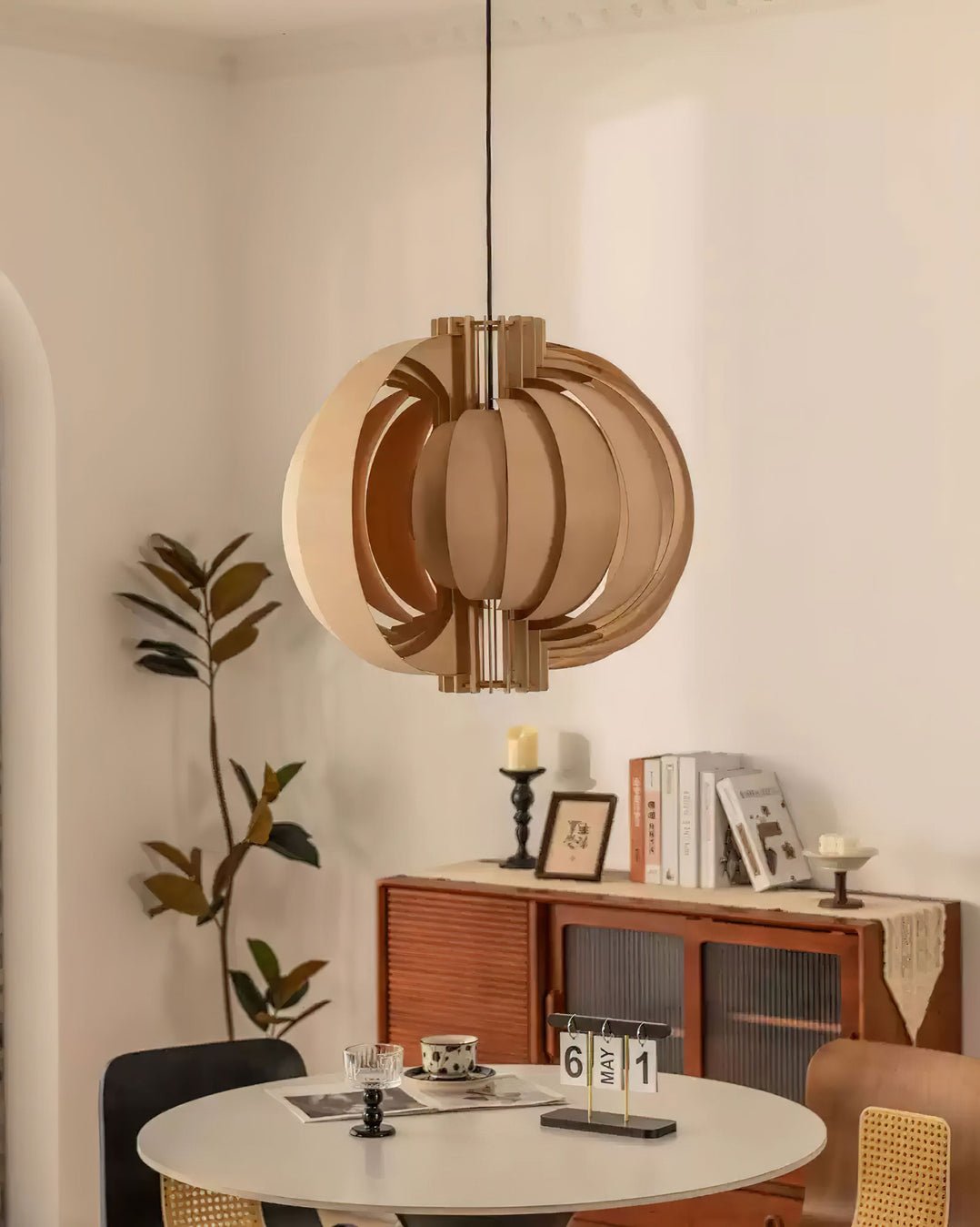 Ivraeus Suspension en Bois Anneau Élégance Premium - Neutralighting