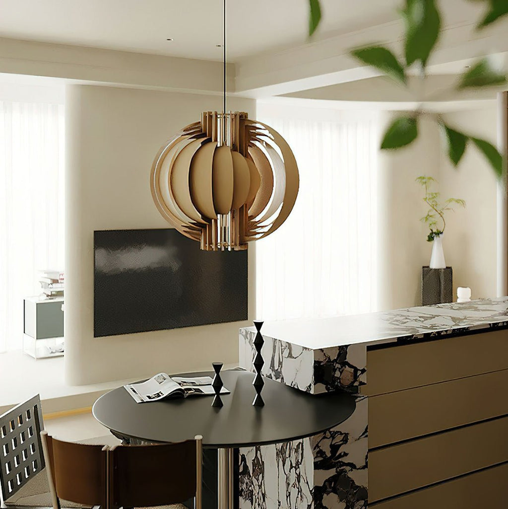 Ivraeus Suspension en Bois Anneau Élégance Premium - Neutralighting