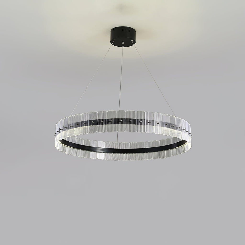 Lustra Chandelier Saturno LED avec Blocs Acryliques - Neutralighting