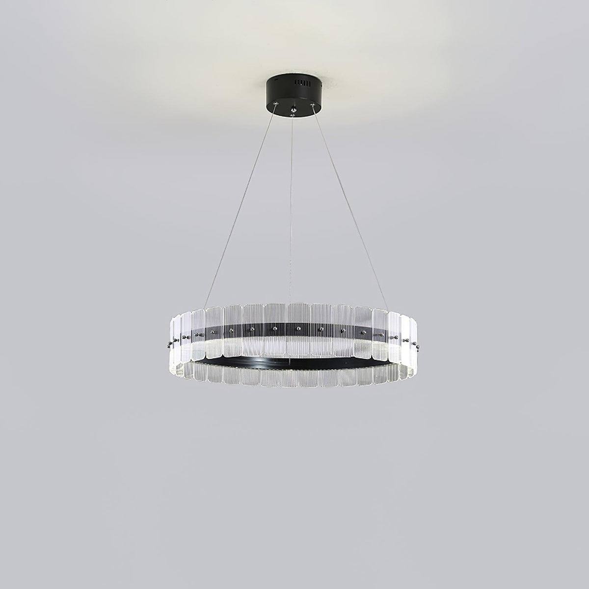 Lustra Chandelier Saturno LED avec Blocs Acryliques - Neutralighting