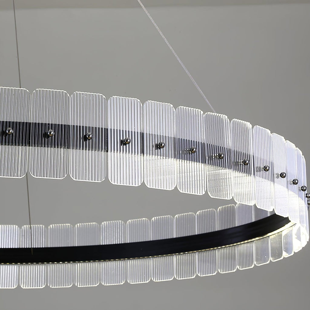 Lustra Chandelier Saturno LED avec Blocs Acryliques - Neutralighting