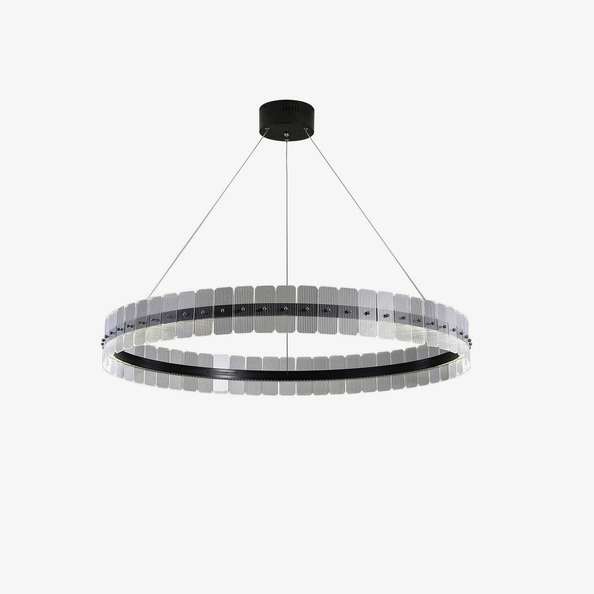 Lustra Chandelier Saturno LED avec Blocs Acryliques - Neutralighting