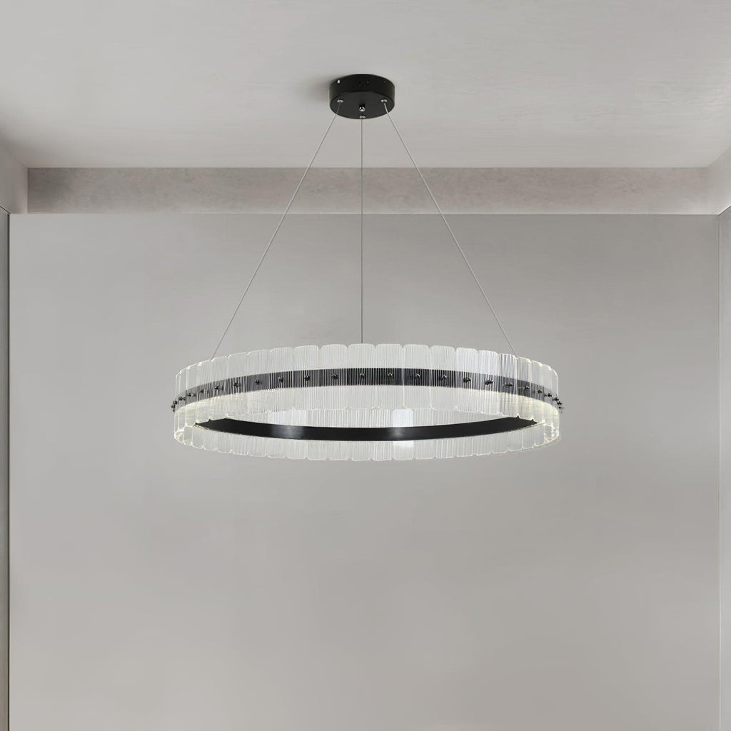 Lustra Chandelier Saturno LED avec Blocs Acryliques - Neutralighting