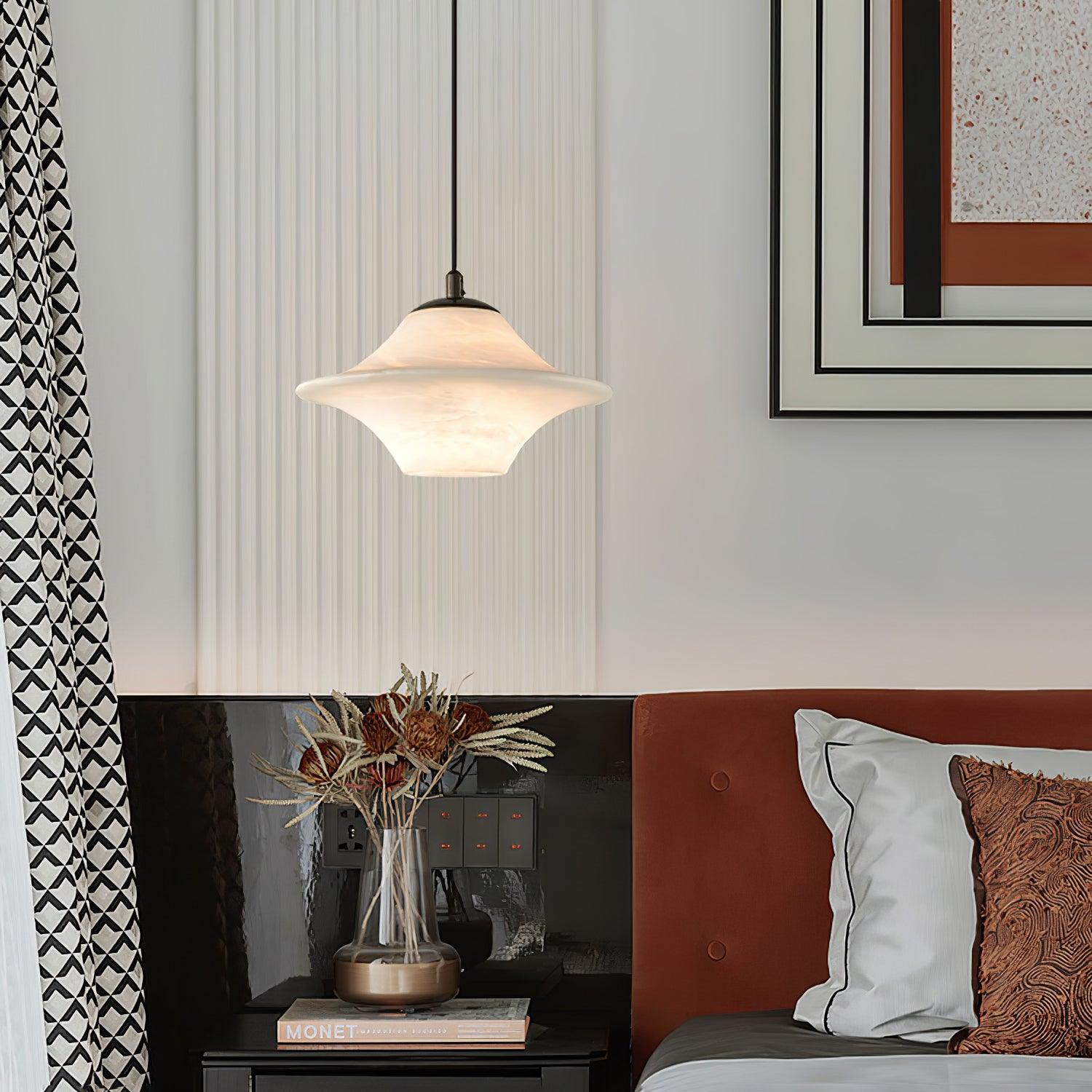 Elvina Suspension Moderne en Albâtre - Neutralighting