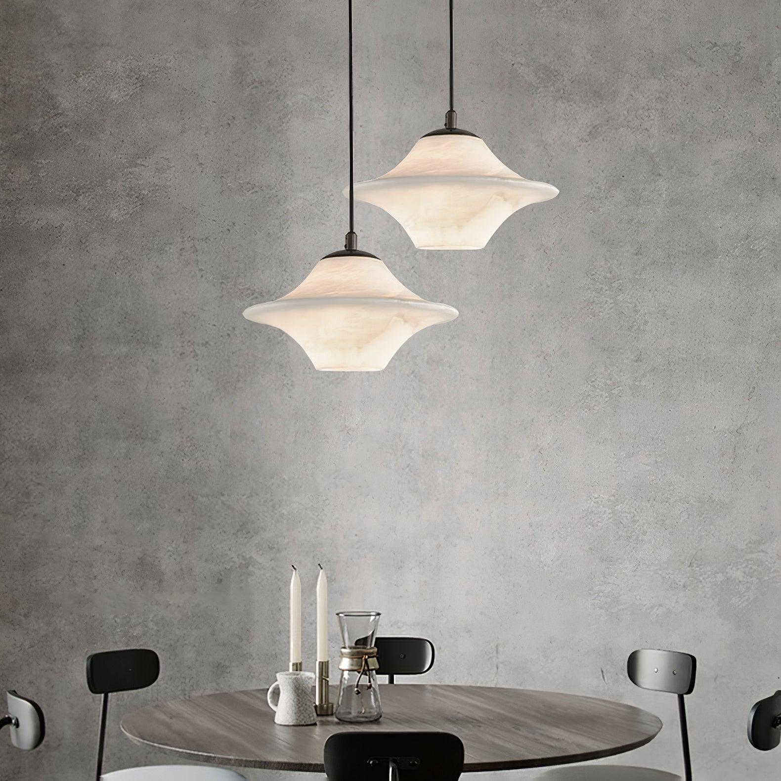 Elvina Suspension Moderne en Albâtre - Neutralighting