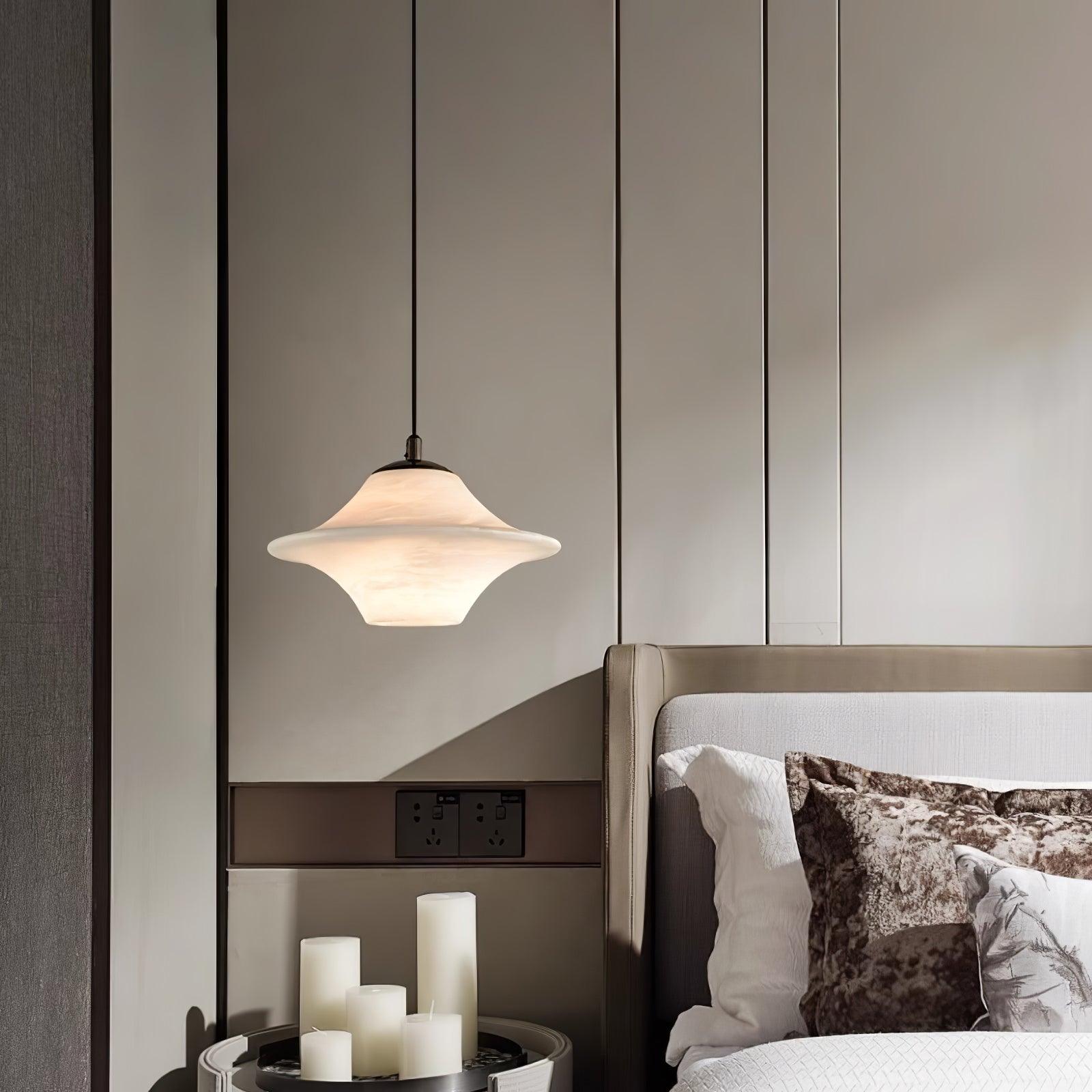 Elvina Suspension Moderne en Albâtre - Neutralighting